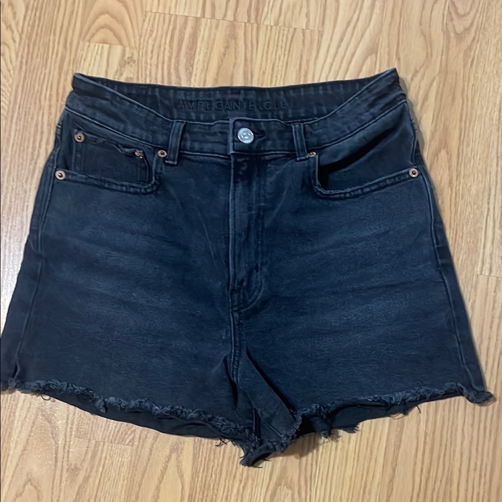 American Eagle Outfitters Black Jean Shorts